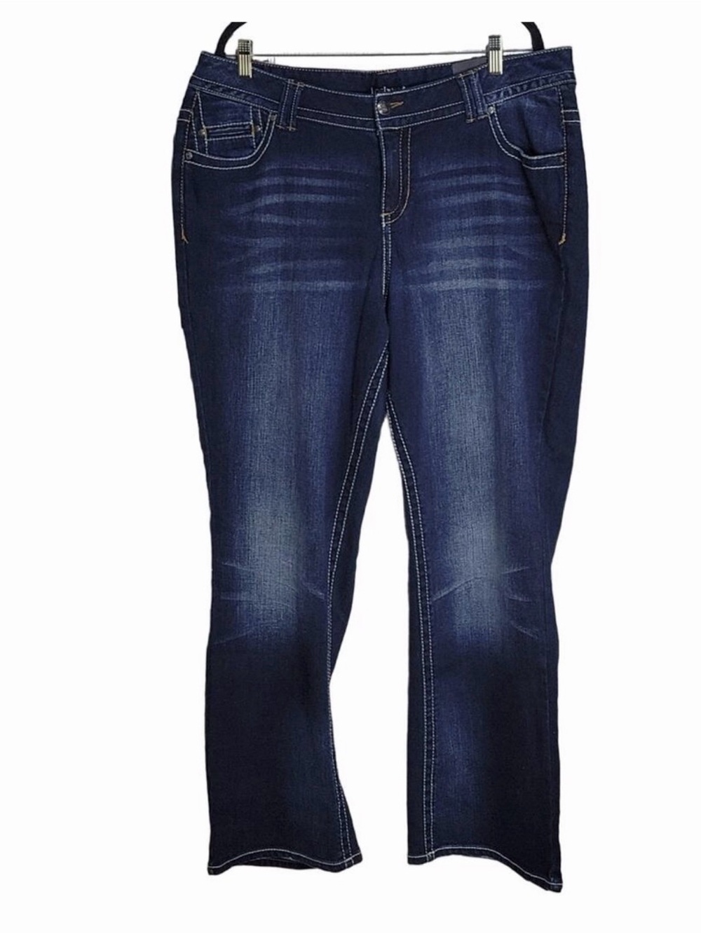 Lane Bryant Dark Blue Straight Leg Jeans
